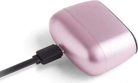 Orë portative me alarm Lexon Minut LR154LP, LCD, USB-C, rozë
