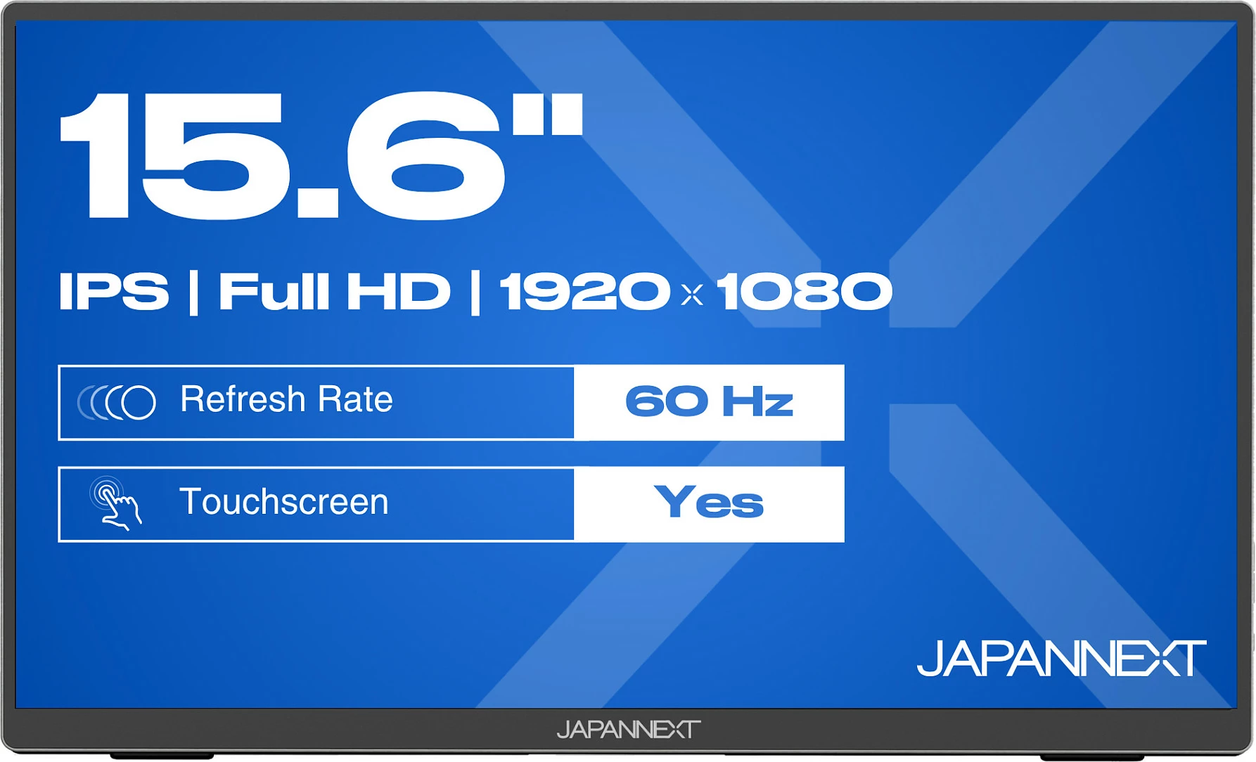 Monitor portativ JAPANNEXT JN-MD-I156FHDR-T, 15.6", Full HD IPS, 60Hz, HDR10, gri