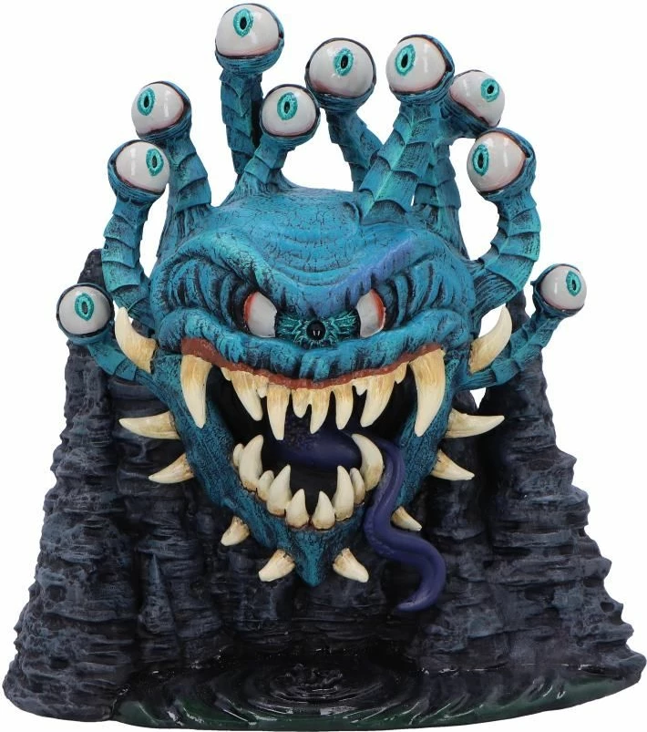 Kuti dekorative për zare NEMESIS NOW Dungeons & Dragons Beholder, rezinë, e pikturuar me dorë, blu