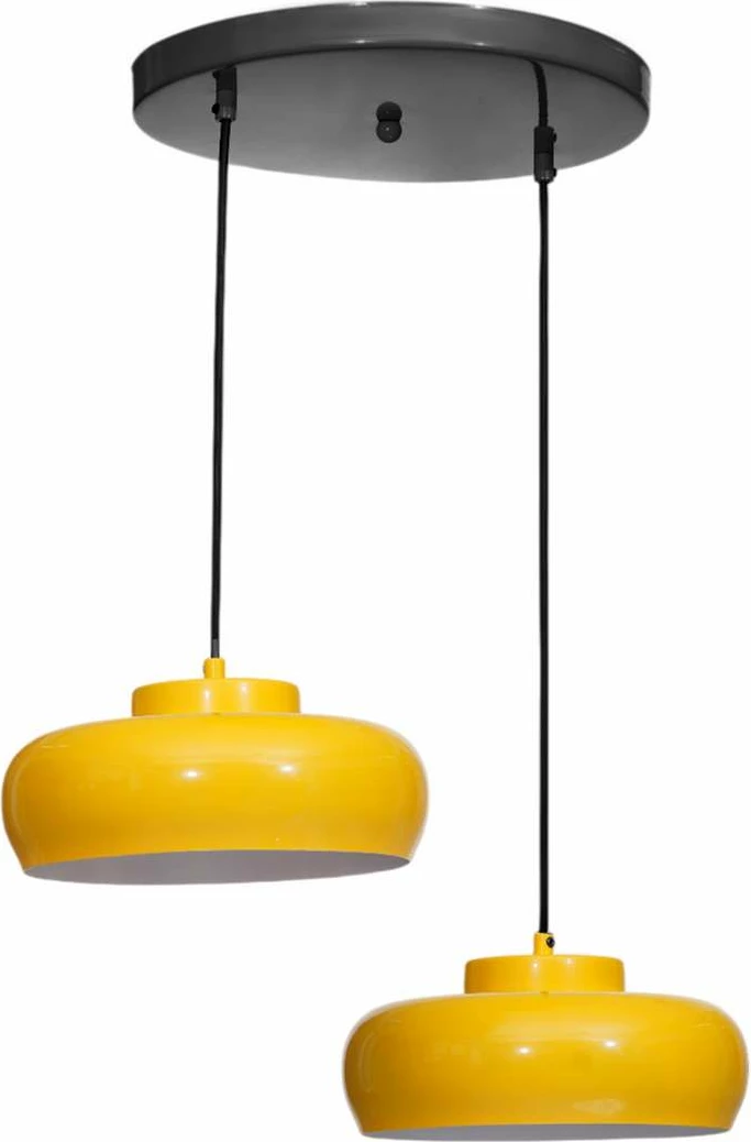 Llambë tavani Opviq, 9033-2, ngjyrë mustard dhe e zezë