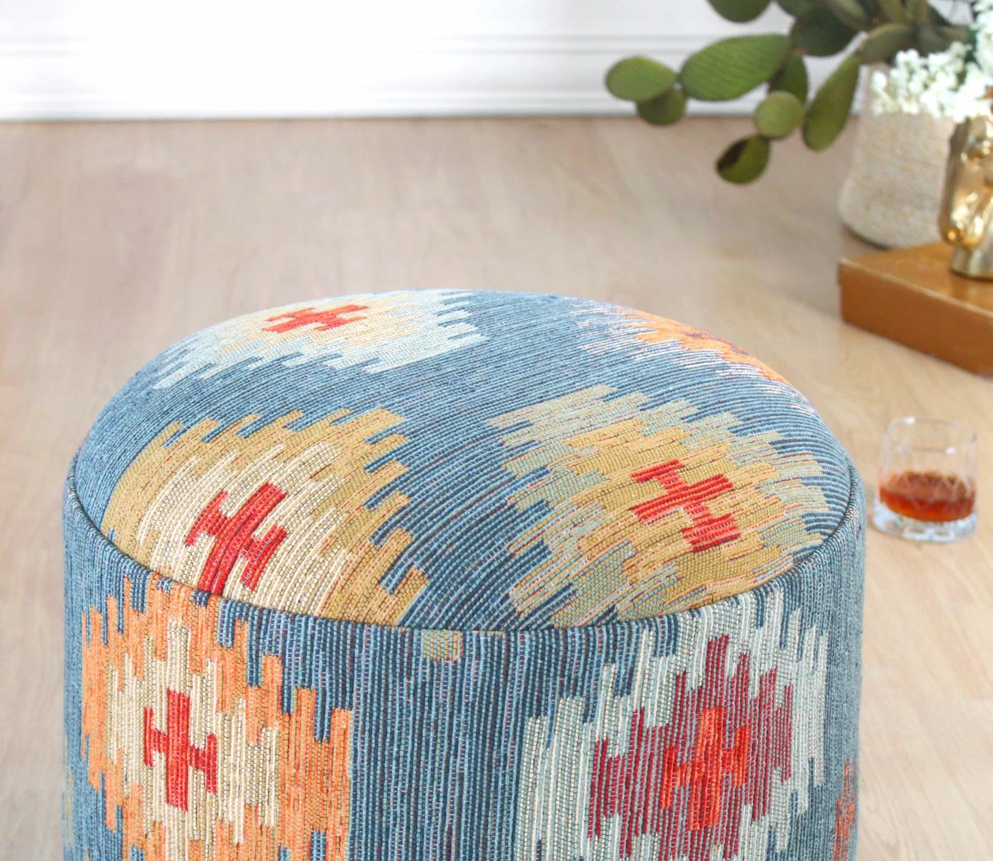 Puf Atelier del Sofa, ngjyrë kaltër, Ferruz