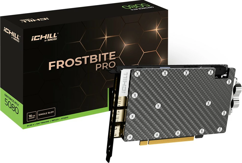 Kartelë grafike Inno3D RTX 5080 iChill Frostbite Pro 16GB GDDR7