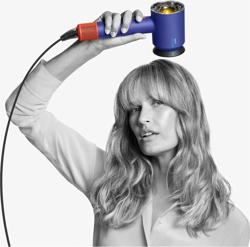 Tharëse flokësh Dyson Supersonic Nural, 1600W, kaltër/topaz