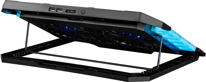 Stendë ftohëse për laptop DEFENDER NS-502, 15.6"-17", 2W, 2xUSB, E zezë
