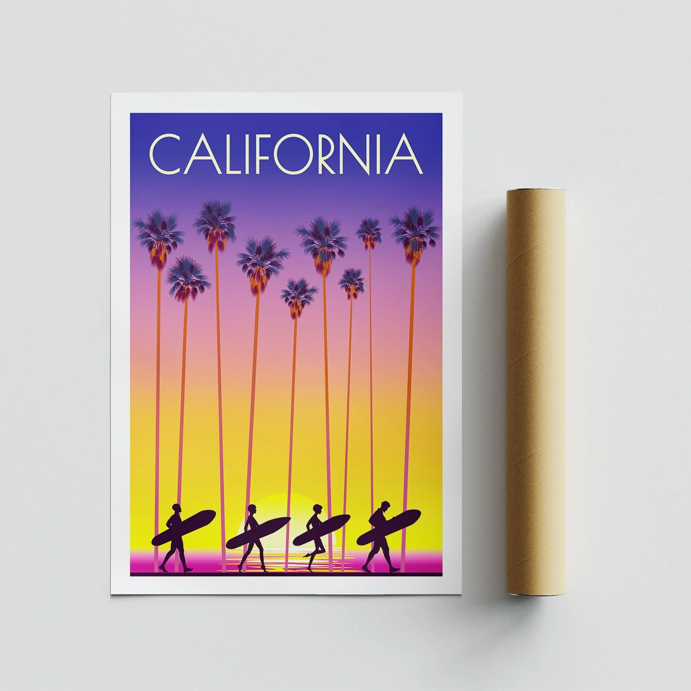 Poster A4, California - 2003, shumëngjyrësh