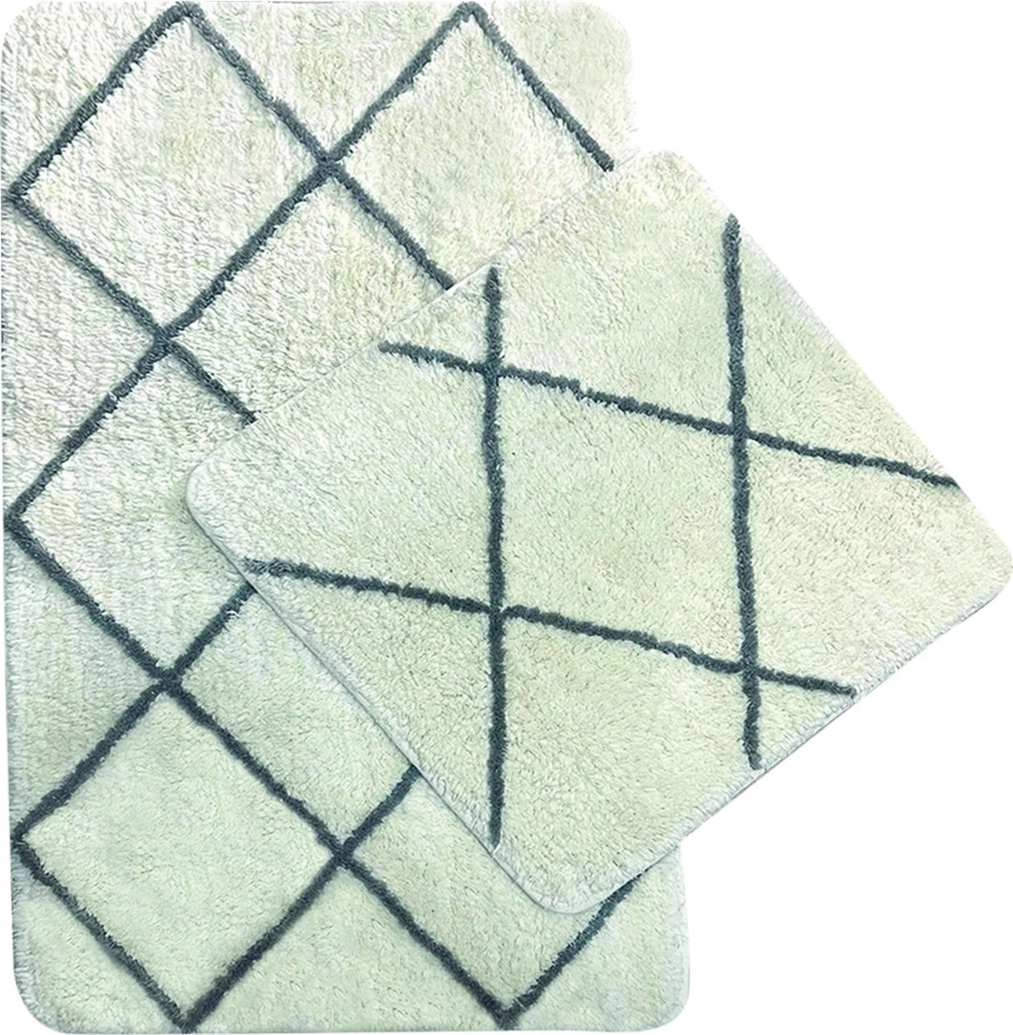 Set tapetash për banjo (2 copë), Mijölnir, Alinda, ngjyrë ecru