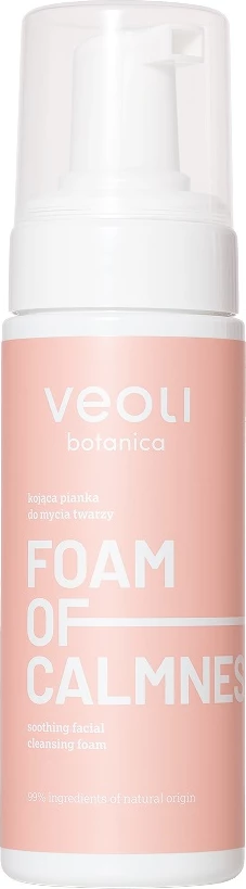 Shkumë pastruese për fytyrë Veoli Botanica Foam Of Calmness për femra, 150ml