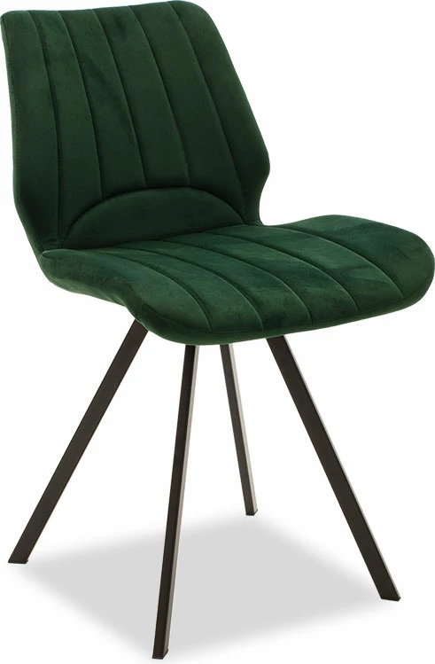 Karrige Sabia kadife jeshile e errët-këmbë të zeza