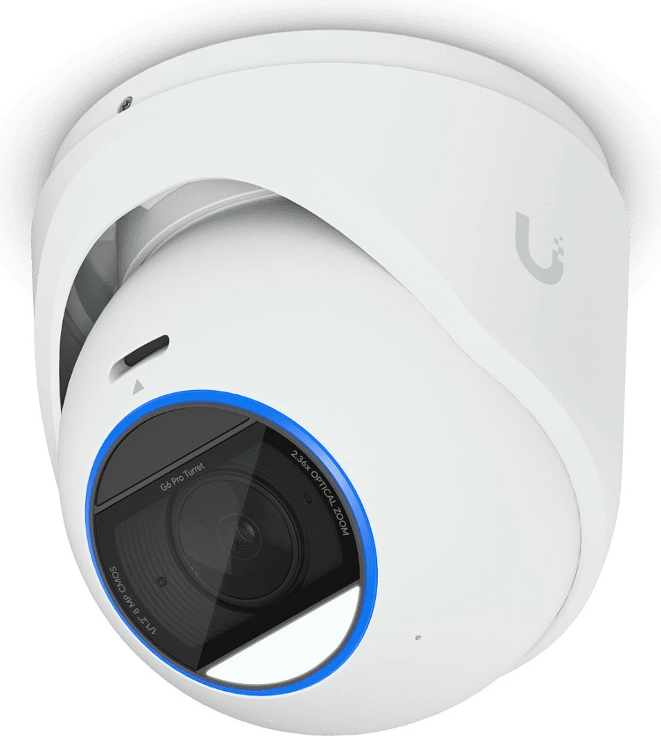 Kamerë sigurie IP Ubiquiti G6 Pro Turret, 4K PoE+, zoom optik 2.36x, Indoor/Outdoor, e bardhë