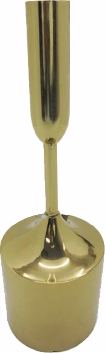 Mbajtëse qirinjsh ARIA, alumin, ngjyrë ari, 10x10x31cm