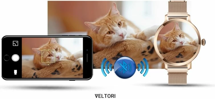 Smartwatch për femra VELTORI, rozë