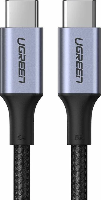 Kabllo USB-C në USB-C Ugreen 56613 2m 100W (5A) PD/QC3.0 Gri