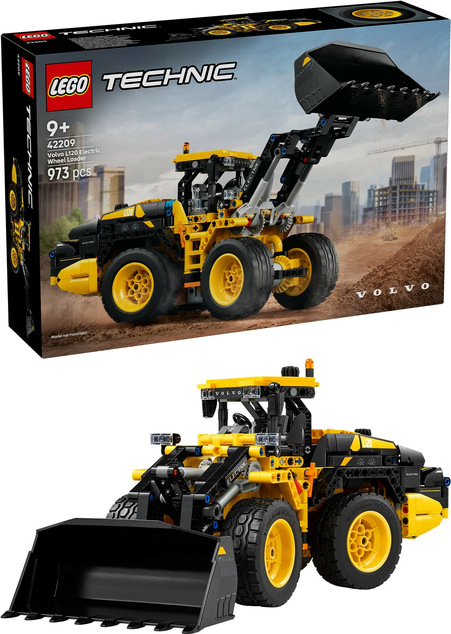 Set ndërtimi LEGO Technic Volvo L120 Electric Radlader 42209, 973 pjesë, multingjyrësh
