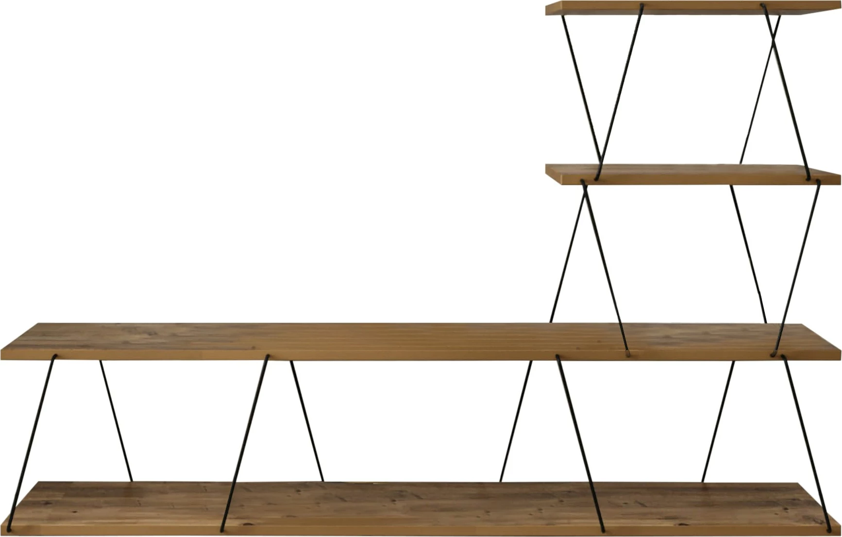 Komodë TV Hanah Home, Ilgaz, ngjyrë pishë