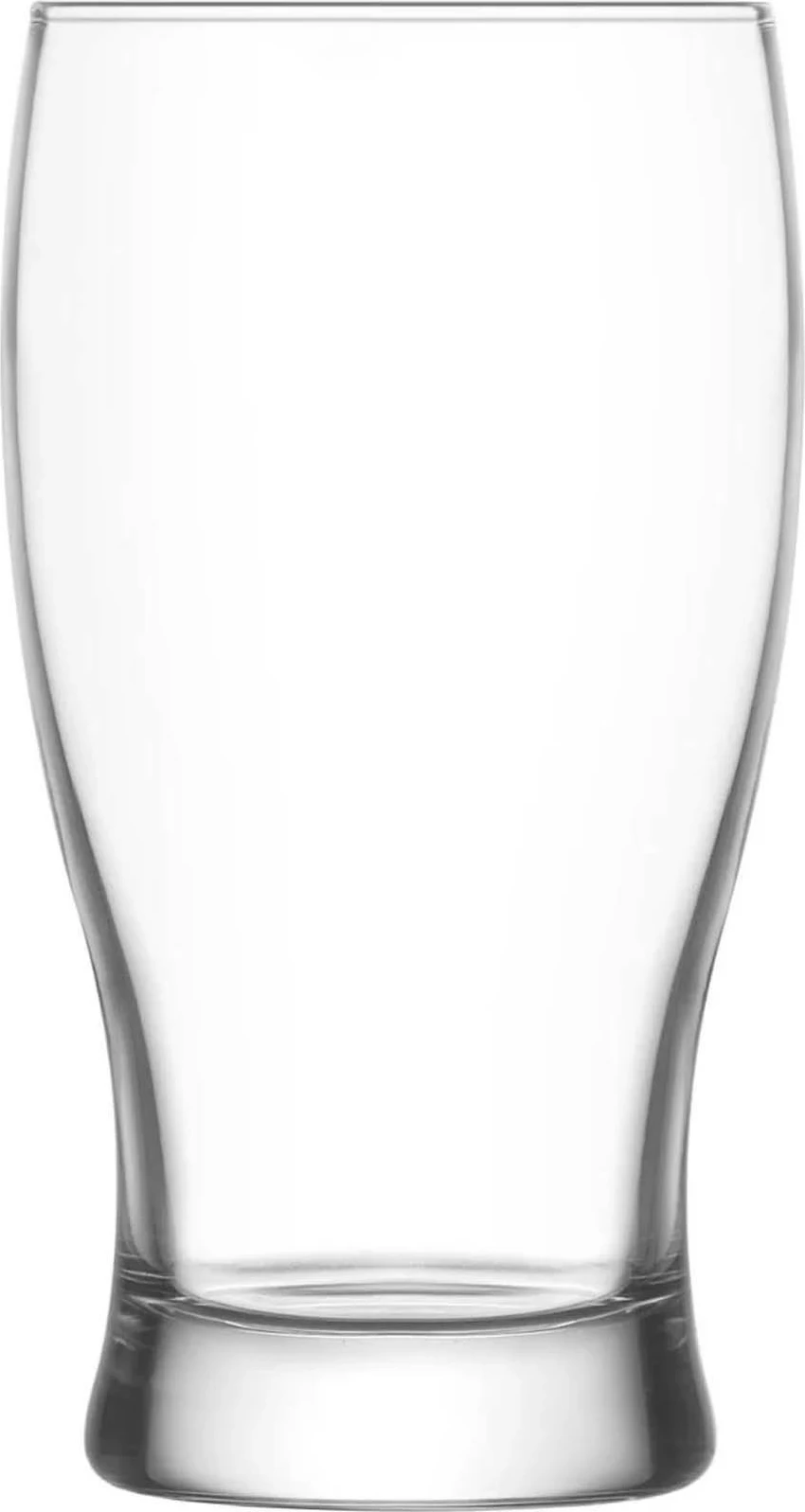 Gotë birre LAV Bristol 380 ml transparente, set 12 copë