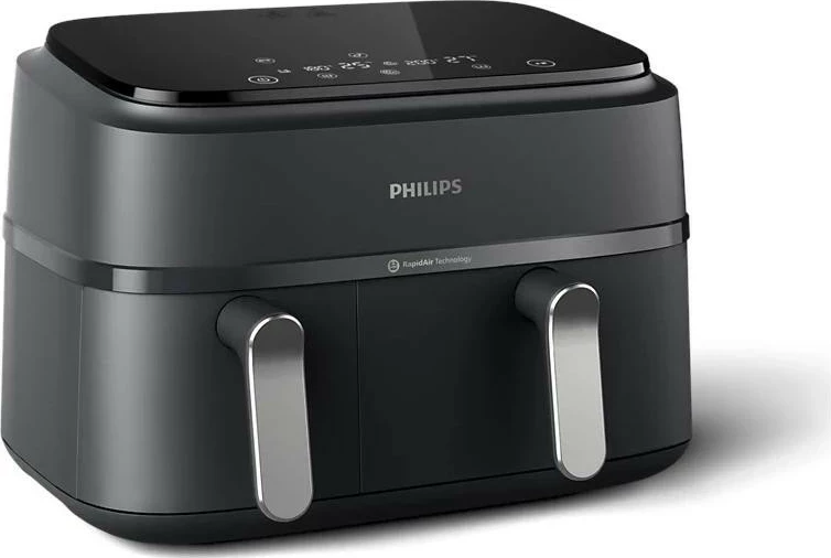 Frytkownicë Philips NA351/00, pa yndyrë, e zezë/argjendtë