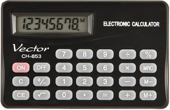 Kalkulator xhepi Vector CH-853, 8 shifra, i zi