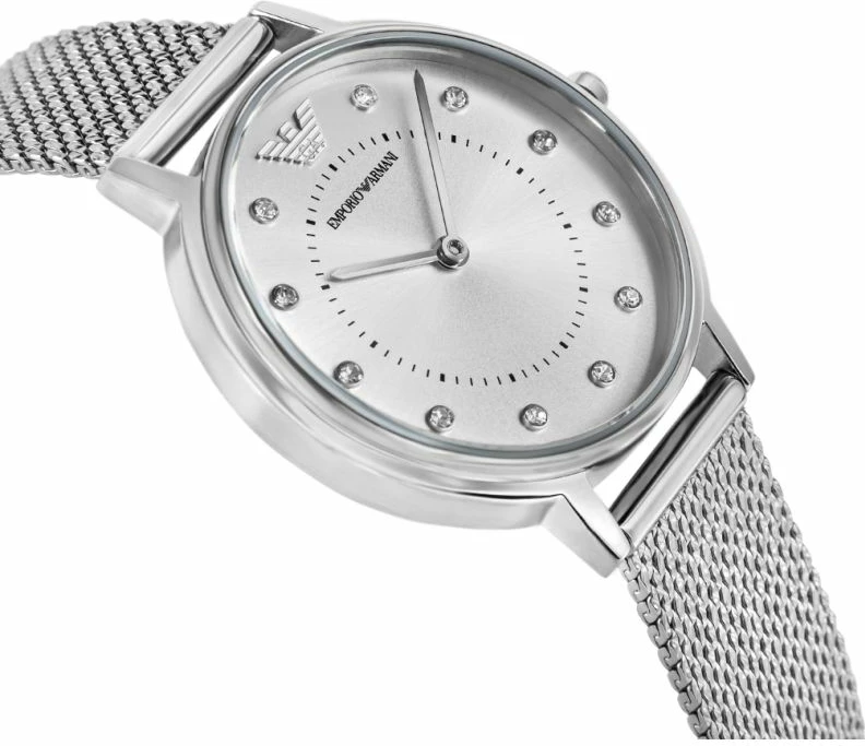 Orë dore për femra Emporio Armani Kappa, argjendi