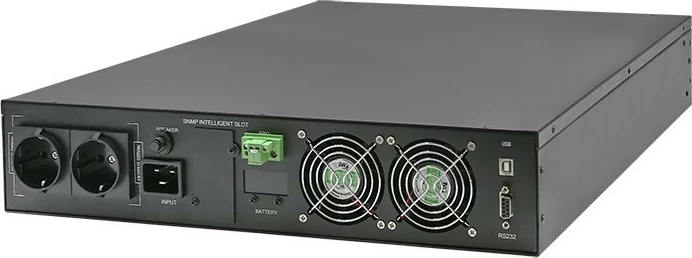 UPS Qoltec 2kVA 2000W, Rack, On-line, LCD, i zi