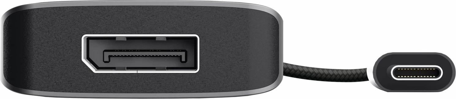 Adapter multiport USB-C Trust Dalyx 25661 7-në-1 4K@60Hz PD 100W 2xHDMI 1xDisplayPort 2xUSB-A 2xUSB-C, argjendtë