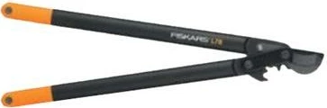 Krasitës degësh bypass, Fiskars, PowerGear II L78 (1000584), 70 cm, prerje deri 50 mm, 1060 g, zi/portokalli
