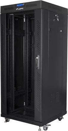 Kasë RACK Lanberg FF01-6627-12BL, 27U, 600x600mm, e zezë
