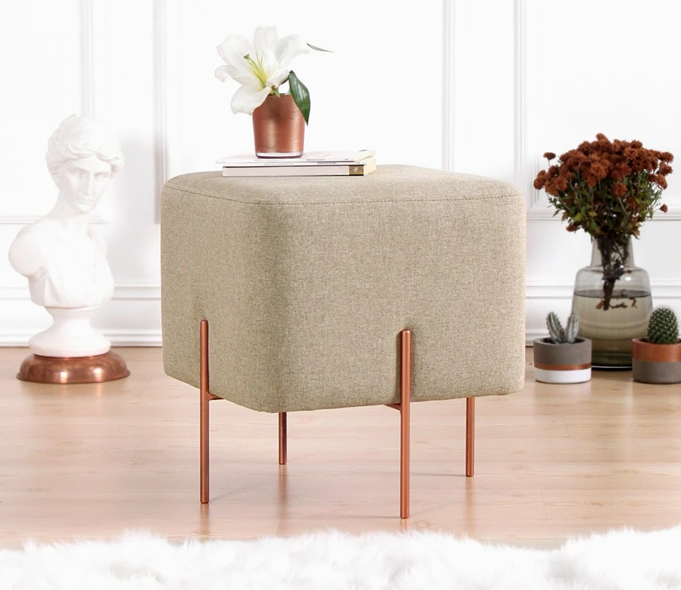 Puf Atelier del Sofa, ngjyrë kafe, 60 cm