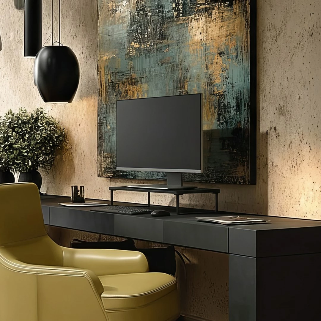 Mbajtës monitori/laptopi Maclean MC-933, deri 32", 20 kg, i zi