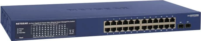 Switch Netgear GS724TP-300EUS 24-port 1Gbps, blu
