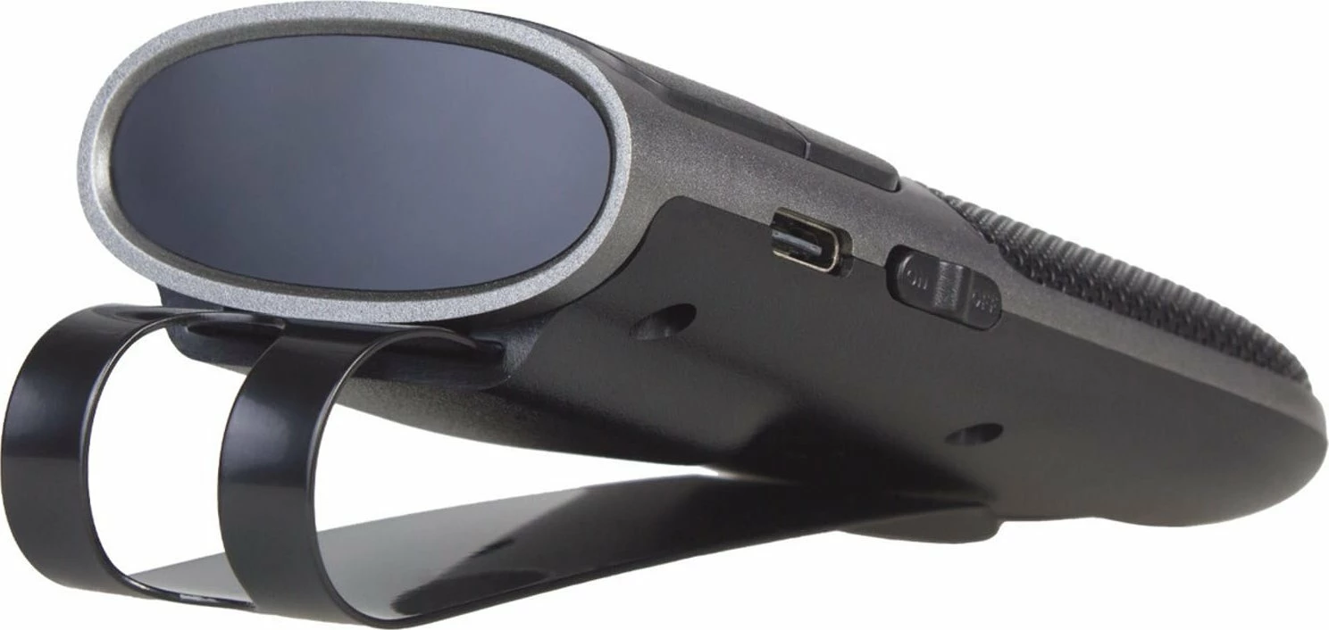 Kit hands-free Bluetooth Audiocore AC480, Bluetooth 5.0, A2DP, altoparlant 2W, Google/Siri, i zi/gri