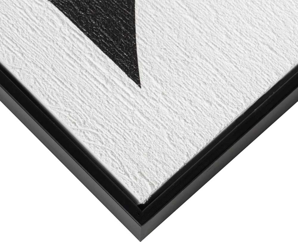 Pikturë dekorative CONTRAST, kanavacë, MDF, e bardhë/zezë, 60x80x3.2cm