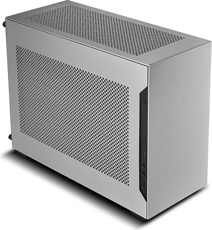 Kasë kompjuteri Lian Li x DAN Cases A4-H2O, Mini-ITX, PCIe 5.0 riser, argjendtë