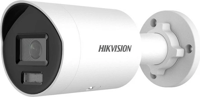 Kamerë sigurie IP Hikvision DS-2CD2046G2H-IU, Bullet, 4MP, 2.8mm, mikrofon, MicroSD, e bardhë