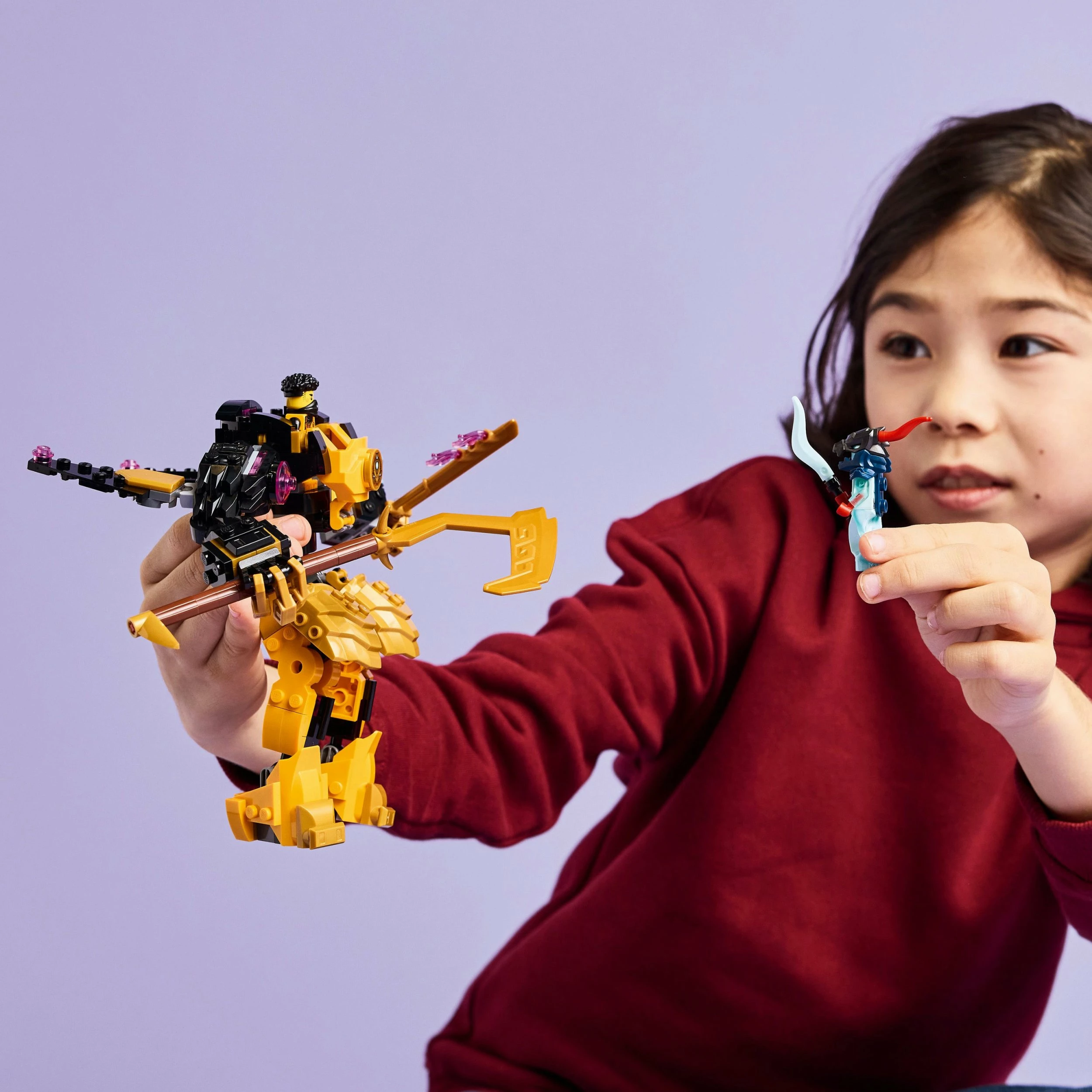 Set LEGO NINJAGO Arina Spinjitzu Battle Mech 71839, 213 pjesë