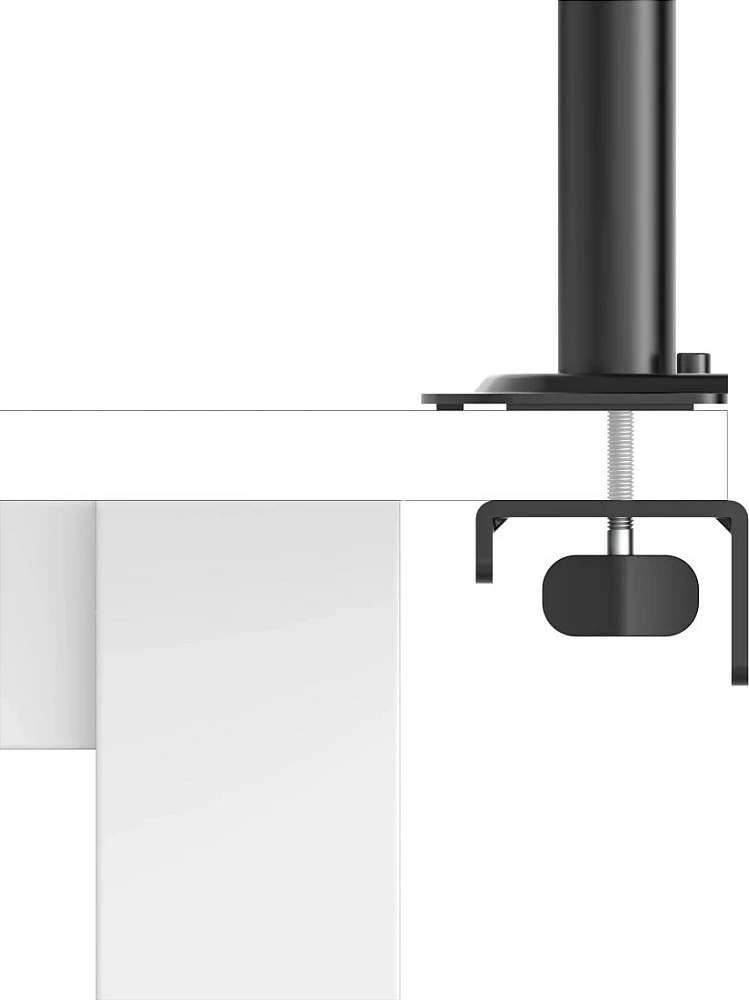 Mbajtëse monitori Hama, për tavolinë me kapëse, 13-35", VESA 75x75/100x100, rrotullim 360°, e zezë