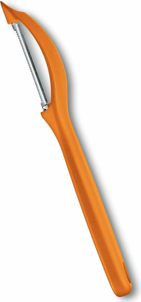 Qëruese univerzale Victorinox, me çelik inox,  e dhëmbëzuar, portokalli