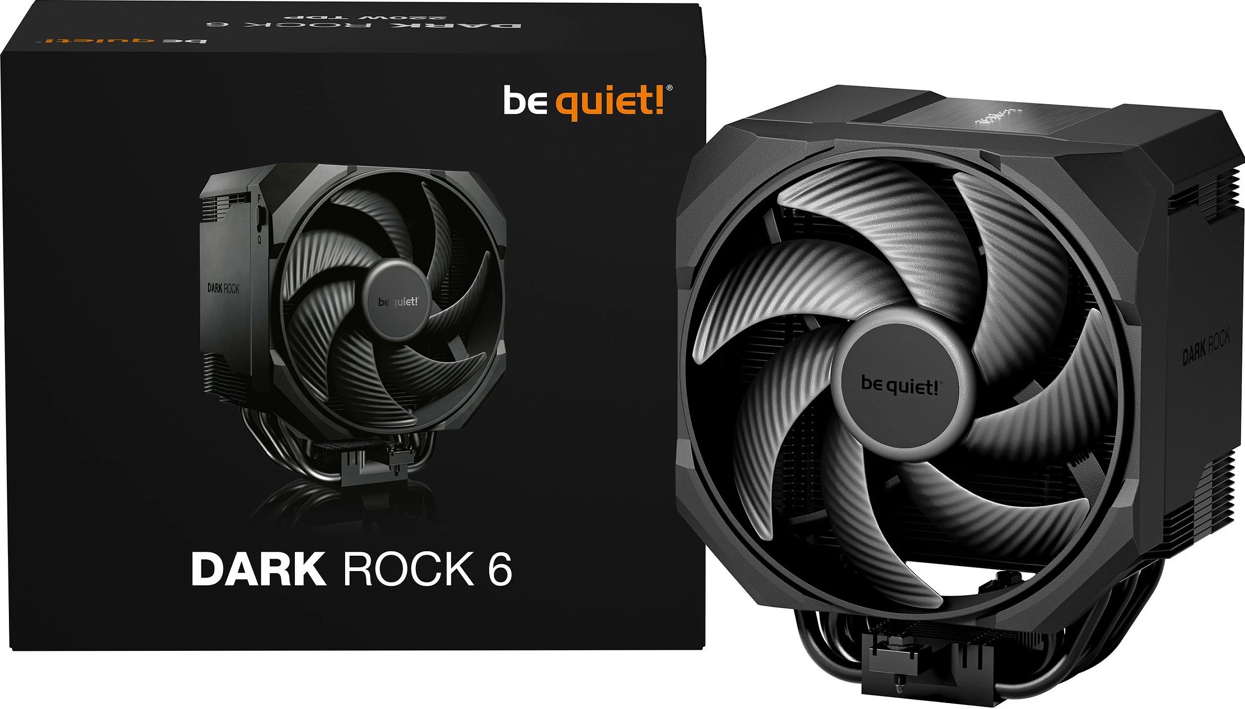 Ftohës procesori be quiet! Dark Rock 6, 135mm PWM, AM5/AM4, LGA1851/1700/1200/115x, i zi