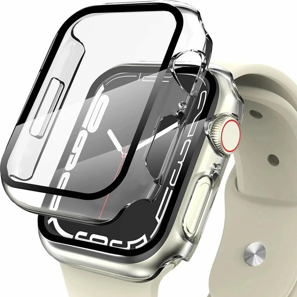Mbështjellës Tech-Protect Defense360 për Apple Watch 7/8/9 41mm, Transparent