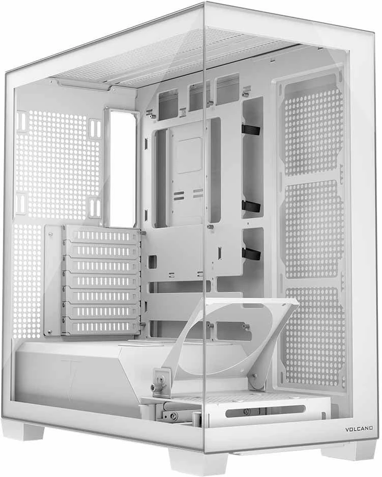 Kasë Modecom Volcano Stellar NF (AT-STELLAR-NF-0000-20) Midi Tower ATX/mATX, USB-C, e bardhë