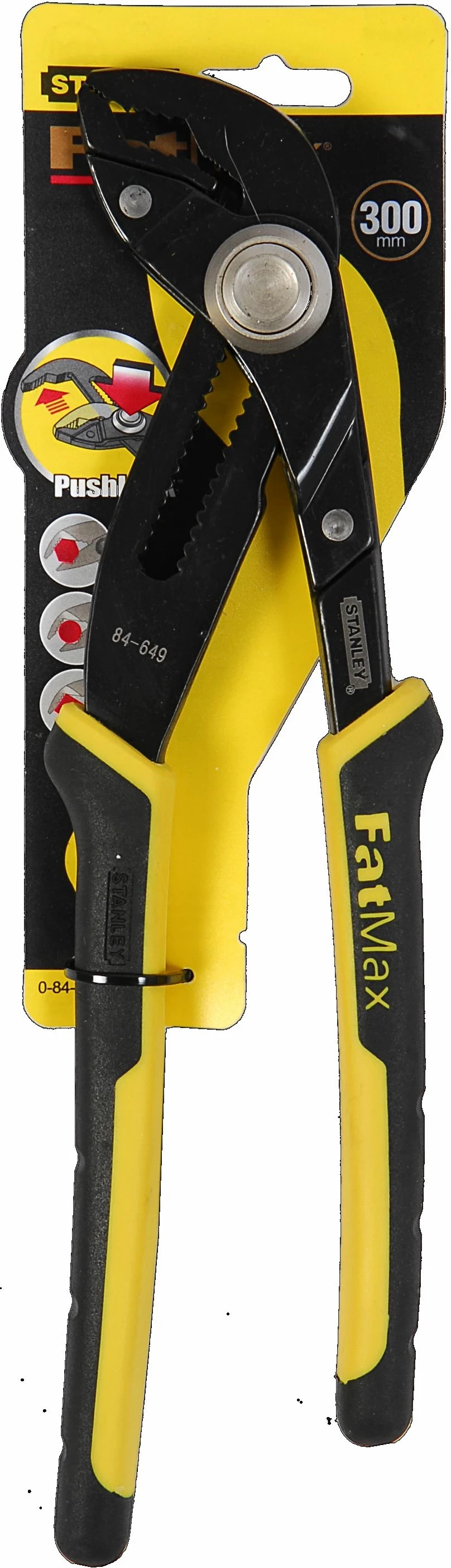 Pincë papagall Stanley FatMax 0-84-649 300mm, zezë/verdhë