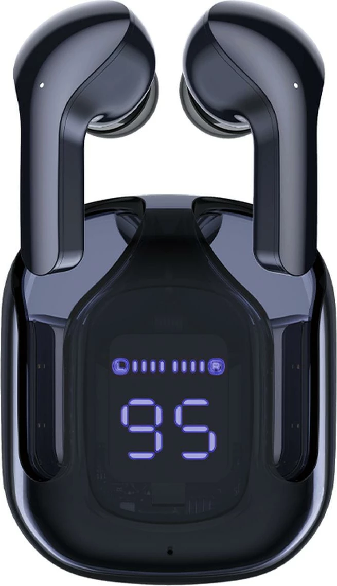 Kufje Acefast T6 TWS wireless, Bluetooth, me ekran LED, Blu