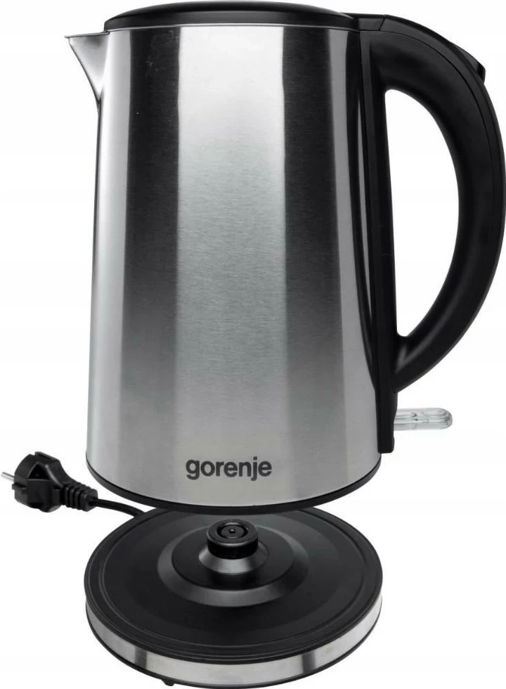Çajnik elektrik Gorenje K15DWS, 1.5L, inox, argjendtë