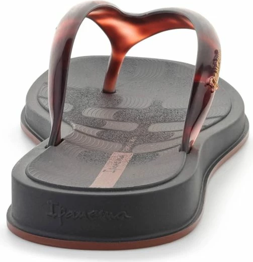 Flip-flopa për femra Ipanema Glow Trendy AD 27419-BR843, të zeza/turtle/brown [Madhësia: 40]