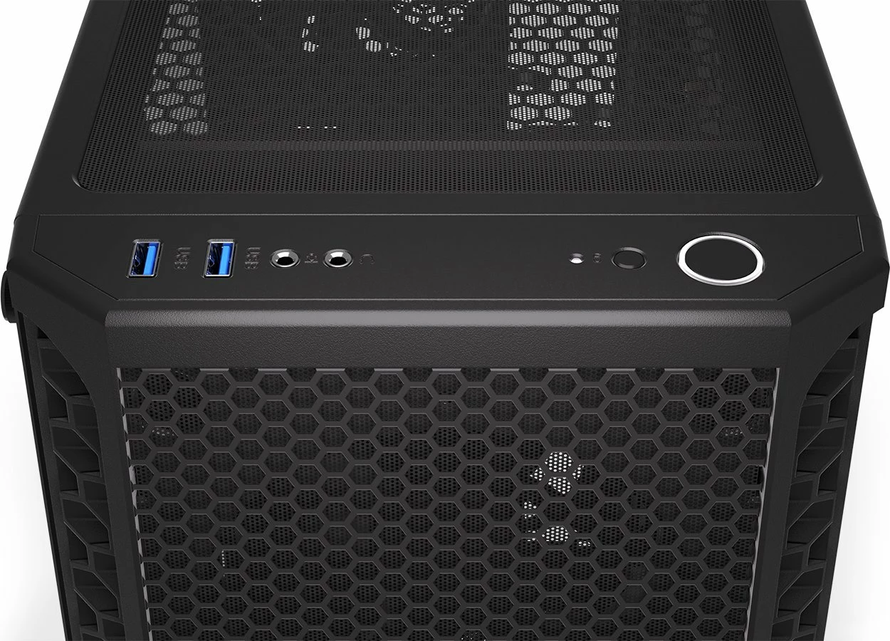 Kasë Endorfy Signum 300 Air EY2A005 Midi Tower ATX/mATX/Mini-ITX, panel anësor xham i kalitur, 4x Stratus 120 PWM fanë, e zezë