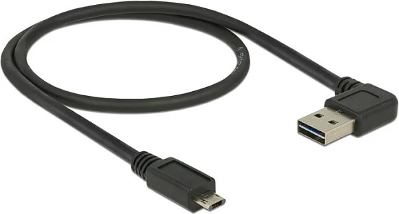 Kabllo USB DeLOCK USB-A në Micro-USB B, 0.5m, USB 2.0, e zezë