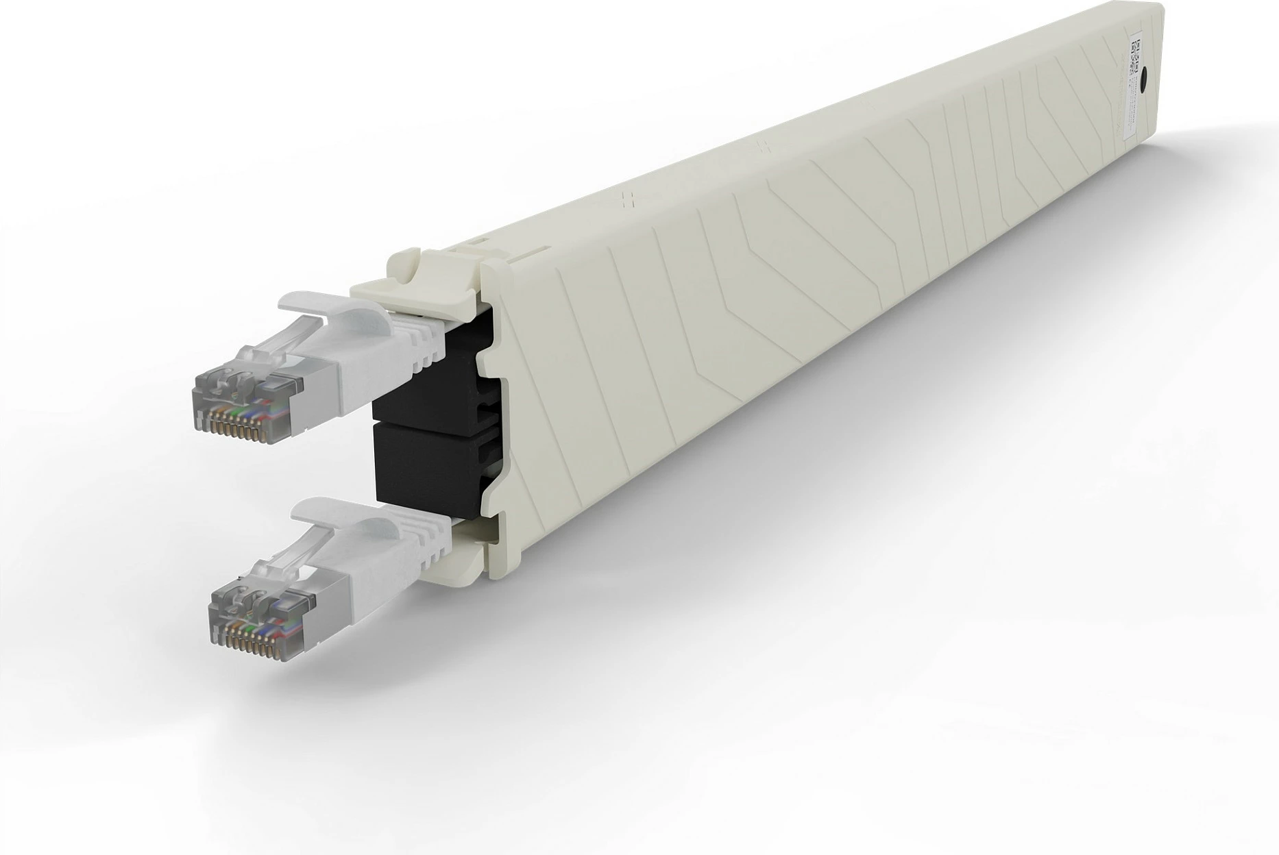 Kasetë kablli PATCHBOX patchbox.one Cassette 8RU, Cat6a RJ-45 0.8m U/FTP (STP), e bardhë