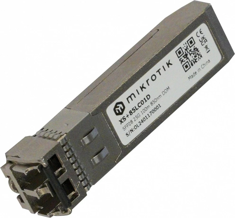 Modul SFP/SFP+/SFP28 MikroTik XS+85LC01D, multi-mode, 25 Gbps, 100m, 850nm