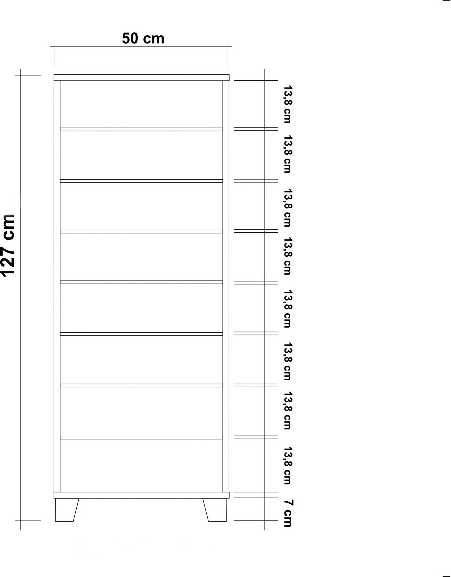 Dollap këpucësh Hanah Home, Filinta Bağcık, bardhë
