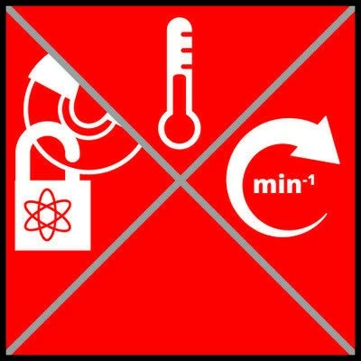 Brushe pa kabllo Einhell AXXIO 18/125 Q, 12.5 cm, e zezë/kuqe