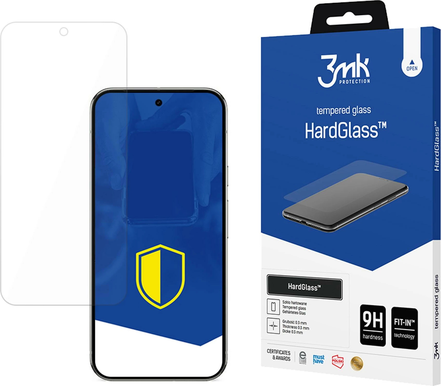 Xham i temperuar 3mk HardGlass për Google Pixel 9 Pro XL